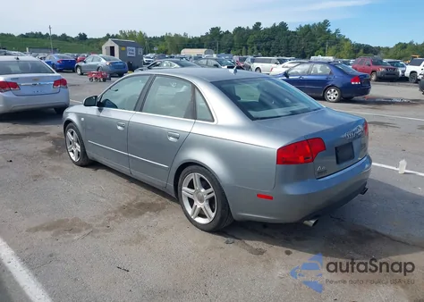2007 Audi A4 2.0T z USA, uszkodzony, nr VIN WAUDF78E87A124933